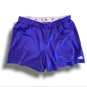 adidas purple athletic running shorts wicking NEW Medium athleisure workout
